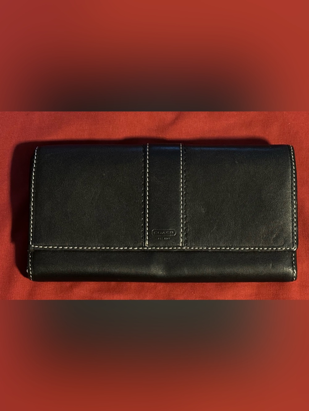 Coach Black Leather Wallet